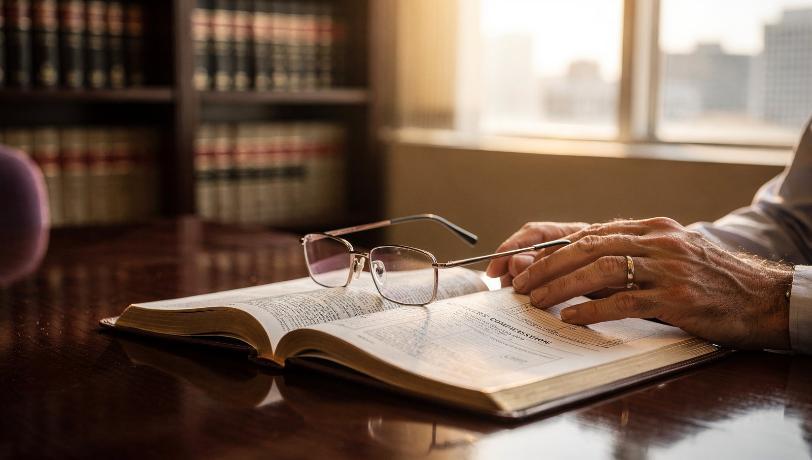 Open California Labor Code book and claims file illustrating Labor Code 3852 subrogation rights